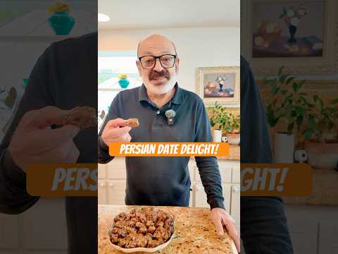 Let’s make this awesome Iranian Dessert | Ranginak - Persian Date Delight #iranianfood #persianfood