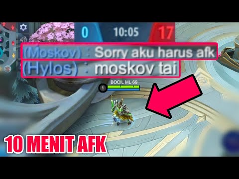 PRANK TOP 1 MOSKOV AFK PART 8, DISURUH TIDUR MAMA MALAH MAIN ML WKWK - MOBILE LEGENDS