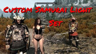 Самурайский легкий сет TES V Skyrim (легкий доспех) mod by ChristianLuger