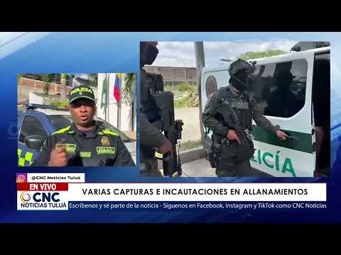 🚔 Red de microtráfico desarticulada en Pradera tras 10 allanamientos.