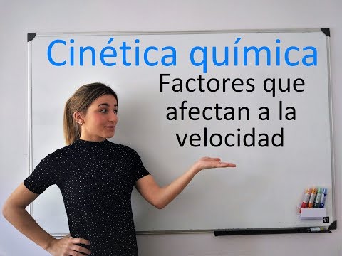 Factores que afectan a la velocidad de la reacción (cinética química)