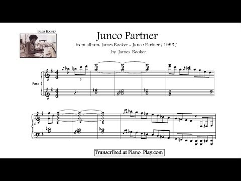 James Booker - Junco Partner / from album: James Booker - Junco Partner  (transcription)