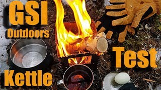 GSI Outdoors Glacier stainless steel kettle: First test 2018