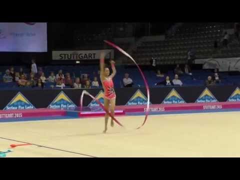 Laura Zeng - Ribbon - 2015 World Rhythmic Gymnastics Championships - Qualification
