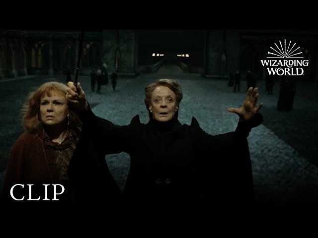 Professor McGonagall Protects Hogwarts