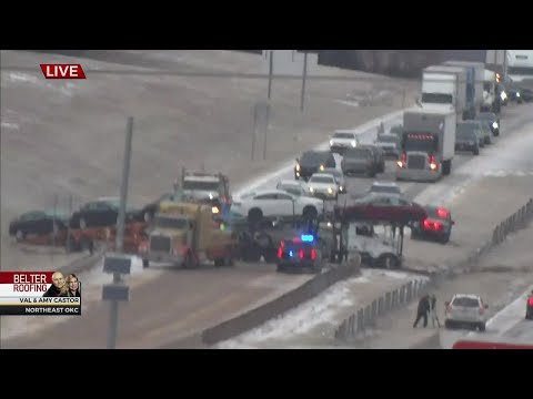 Slick Road Conditions Cause Crashes Across The State