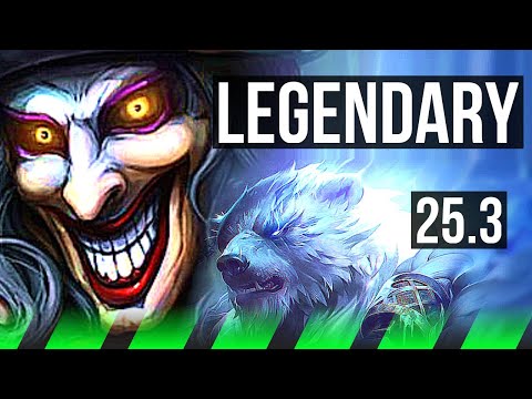 SHACO vs VOLIBEAR (JGL) | 72% winrate, 11/1/6, Legendary | EUW Diamond | 25.3