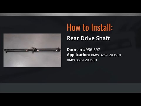 BMW Driveshaft Assembly Installation Video by Dorman Products