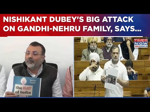 'Gandhi-Nehru Family Will Be Exposed...': BJP MP Nishikant Dubey On Book Vs Book Row In Sansad