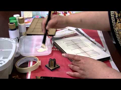 Mulher.com 22/07/2015 Ana Luisa Valsani - Porta chaves pintura country Parte 1/2