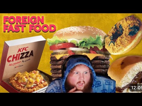 CaseOh Reacts To ( Weirdest Fast Food Menu Items From Foreign Countries )