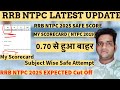 RRB NTPC 2025 Safe Score RRB NTPC 2025 Expected Cut Off My Scorecard Rrb Rrbntpc