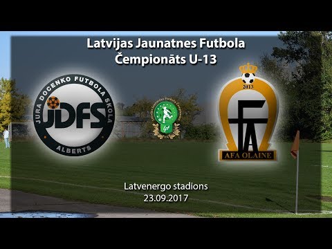 U-13 JDFS Alberts - AFA Olaine (Highlights)