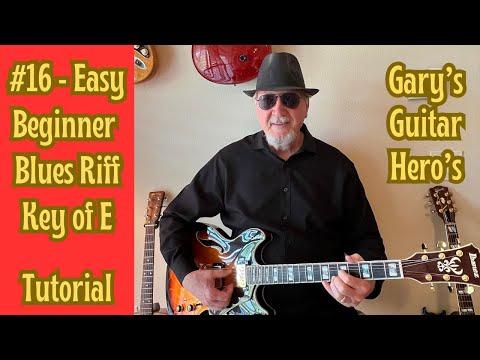 #16 – Einfacher Blues-Riff für Anfänger in E-Dur – E-Gitarren-Lektion