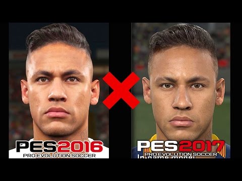 PES 2017 x PES 2016 - Comparando os gráficos