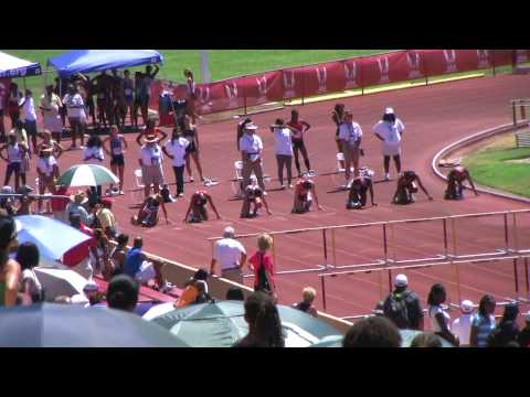 Urina Harrell Intermediate Girl 100m hurdles Heat 3 July 31, 2010