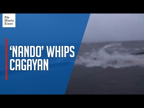 Powerful wind, waves lash Cagayan as Super Typhoon Nando nears