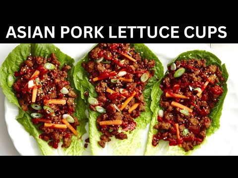 Healthy and Delicious Asian Lettuce Cups… Ready in 30 Minutes!!