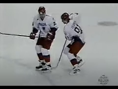 Fedorov Destroys Joe Sakic 1996 World Cup of Hockey