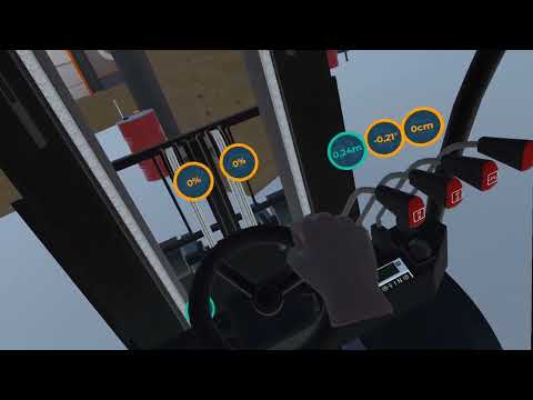 Zadanie w dużej hali cz. 1 — symulator wózka widłowego VR w centrum logistycznym