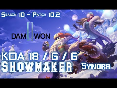 DWG Showmaker SYNDRA vs LEBLANC Mid - Patch 10.2 KR Ranked