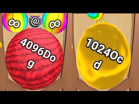Satisfying mobile game/ Blob Merge 3d - 2048 blob ball gameplay max levels part 4