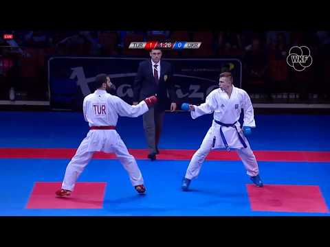 53rd EKF Senior Championships - Kumite Male -84Kg - U. Aktas (TUR) - V. Chobotar(UKR)