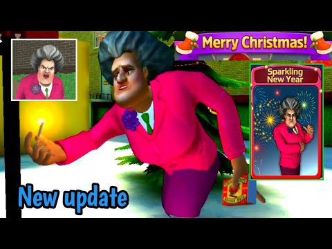Scary teacher 3d - Sparkling New year | Christmas update 2025 | Pro Gamer