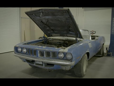 MORE RARE THAN A HEMI CUDA CONVERTIBLE: 1971 340 3-SPEED MANUAL TRANSMISSION PAINTED FC7 IN-VIOLET.