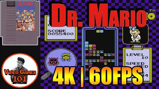 Dr. Mario (NES) | 4K 60FPS | Video Games 101
