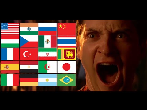 Tobey's Scream in Different Languages