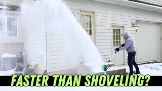 Cordless Snow Shovel Test – Faster Than a Regular Shovel? | SONTHIOW