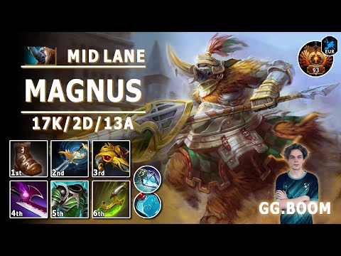 Magnus Mid Lane | 7.31c | GG.BOOM Pro Magnus Play | Dota 2 Immortal Gameplay