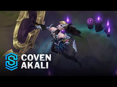 Coven Akali Skin Spotlight - Pre-Release - PBE Preview - League of Legends