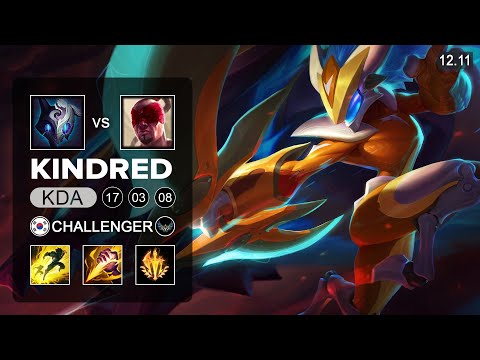 DRX Pyosik Kindred vs Lee Sin Jungle - KR Challenger - Patch 12.11 Season 12