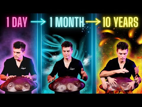 1 MINUTE vs 10 YEARS of HANDPAN