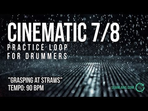 Cinematic 7/8 - Drumless Track For Drummers - "Grasping At Straws"