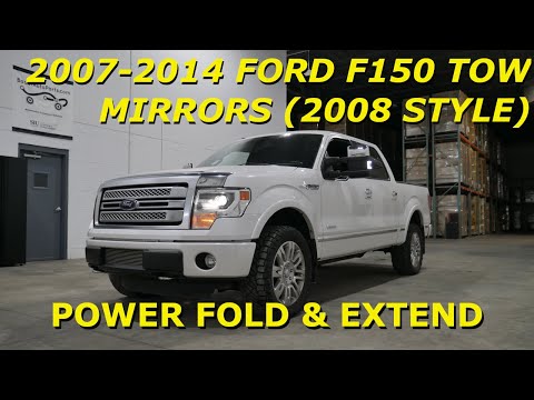 Tow Mirror Install: 2007-2014 Ford F150 (Add Power Folding & Extending) Towing Mirrors (2008 Style)