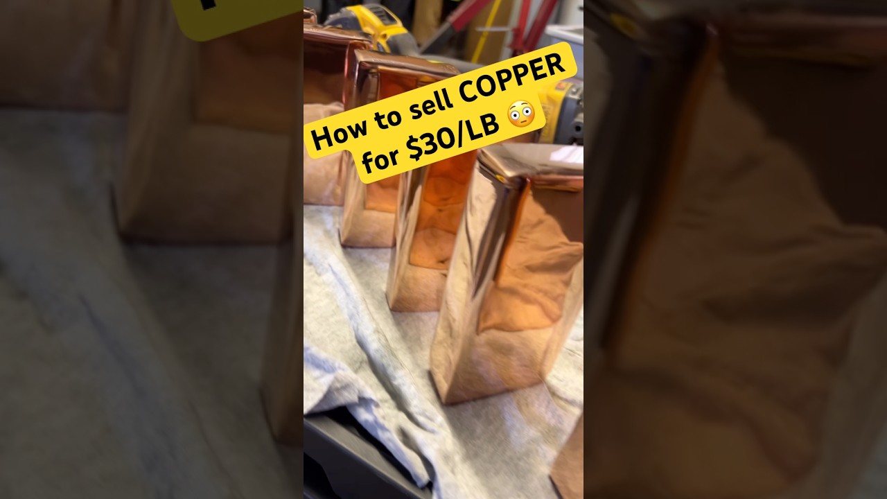 Why this melted copper is worth $100,000