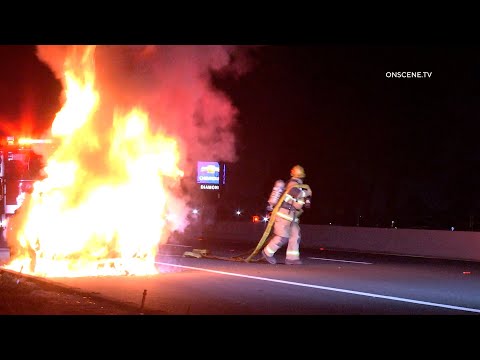 SAN BERNARDINO Car Fire