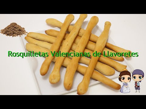 Receta artesana de rosquilletas Valencianas de llavoretes, muy crujientes, prepara la horchata 😋😋😋