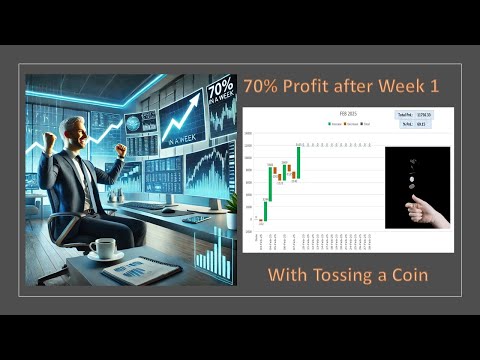 😱70% profit in a week | Week 1 Summary | Coin Toss Experiment