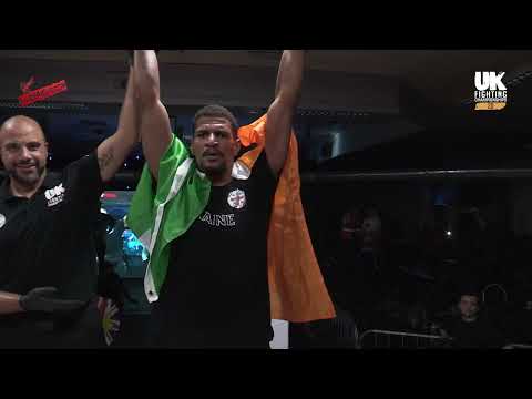 VICIOUS KNOCKOUT! Denis Frimpong vs. Chris Morris UKFC 74.8kg Title 17/09/2022 #ko #knockout #mma