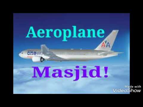 Pilot and  Passengers perform salah (Muslim prayer)  in flying flight (aeroplane)