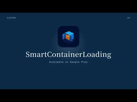 Smart Container Loading video thumbnail