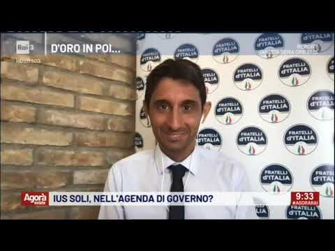Michele Gubitosa ospite ad Agorà Estate Rai3 09 08 2021