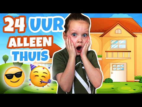 IK BEN 24 UUR ALLEEN THUIS! 🏠😱