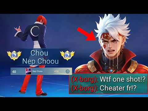 HACK DMG! TOP GLOBAL CHOU TARGET LOCKED PRO X BORG AND THIS HAPPENED/ INSANE GAMEPLAY!