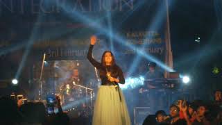 Cham Cham song live performance by  Monali Thakur in ISI