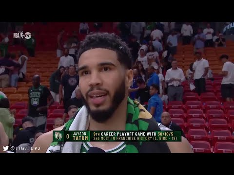 Jayson Tatum R3G4 Highlights vs Miami Heat (33 pts, 11 reb, 7 ast) | 2023 NBA Playoffs